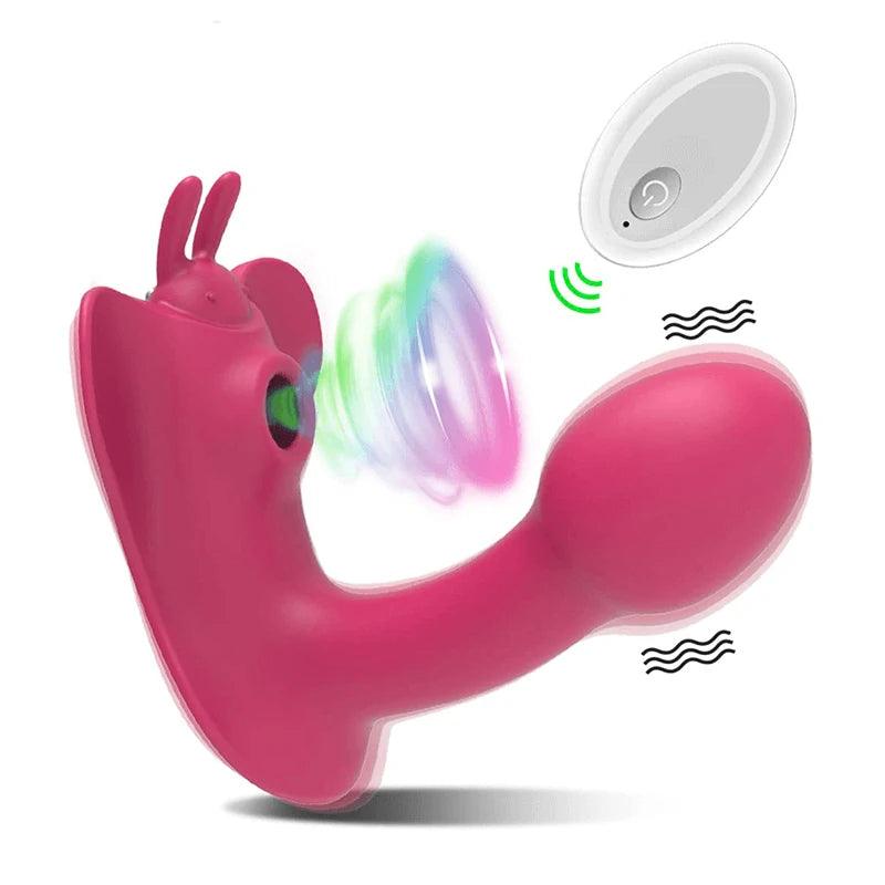 Sucking Wearable Butterfly Vibrator - Inyarose