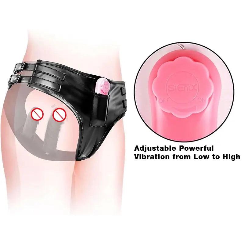Wearable_Vibrating_Silicone_Dildo_Set_Pants