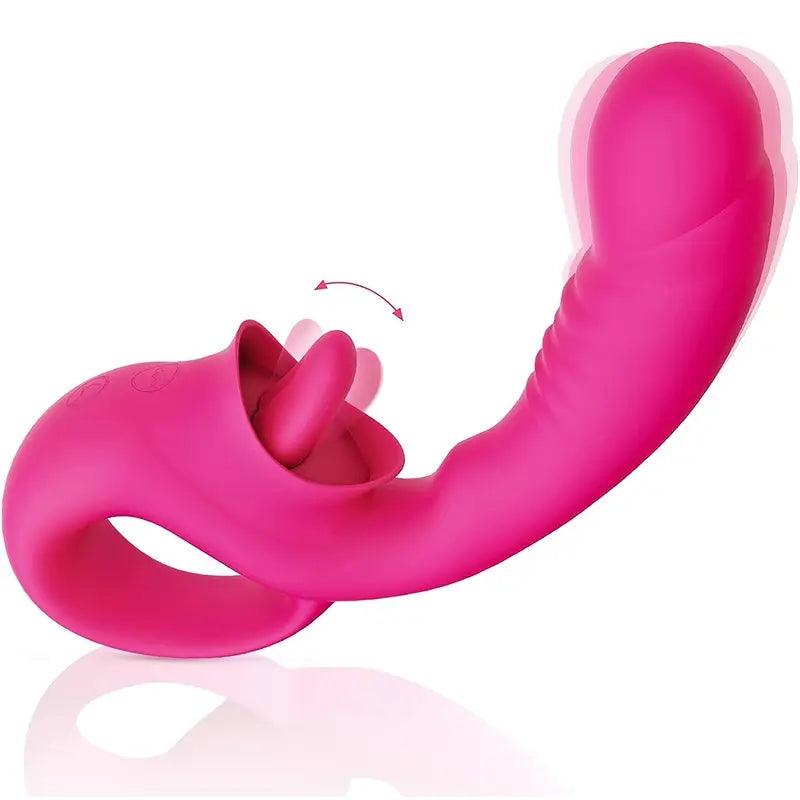2-in-1_Tongue_&amp;_Clitoris_Massage_Vibrator