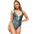 Floral Lace Deep V-Neck Bodysuit