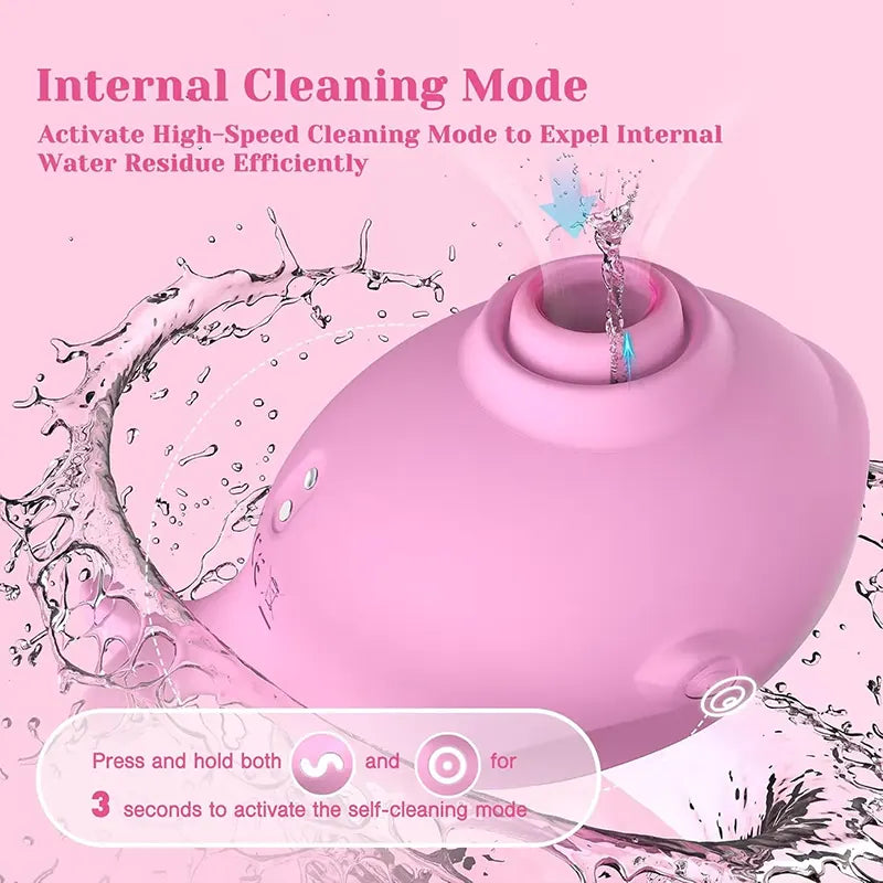 Two-in-one whale-shaped suction cup vibrator