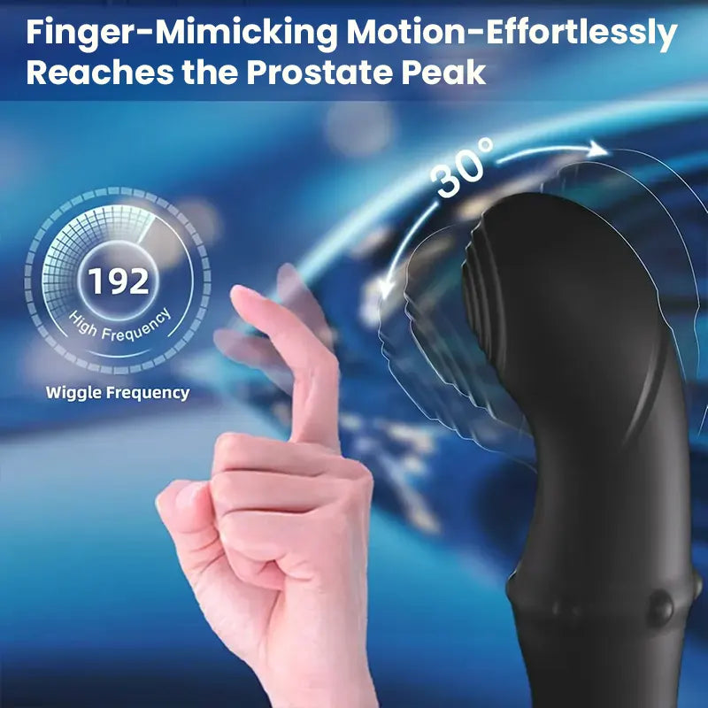 Fingering prostate vibrator 9 remote control mode vibrator