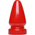 Christmas red size S anal plug, smooth and hard