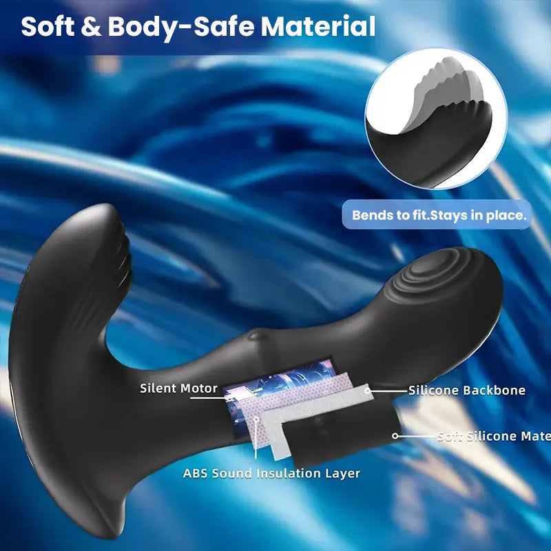 Fingering prostate vibrator 9 remote control mode vibrator