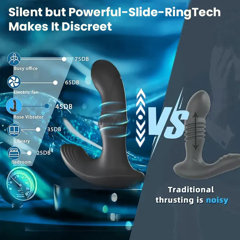 Fingering prostate vibrator 9 remote control mode vibrator