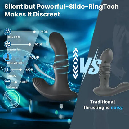 Fingering prostate vibrator 9 remote control mode vibrator