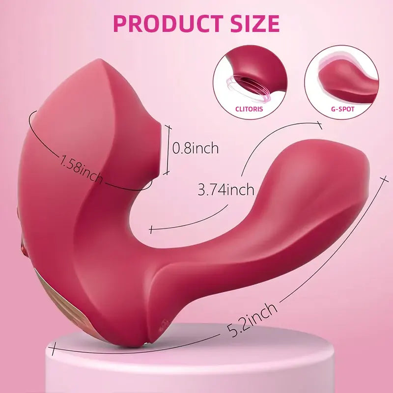 Mini Sucking Vibrator L-Shaped