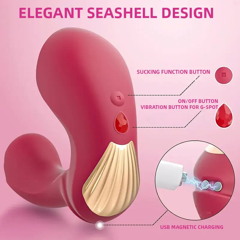 Mini Sucking Vibrator L-Shaped