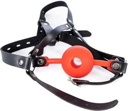 Christmas red restraint ball, BDSM gag