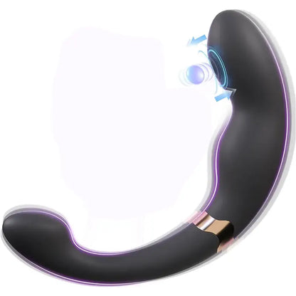 Double head prostate vibrating massager male toy
