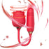 rose toy clit sucker & vibrator red