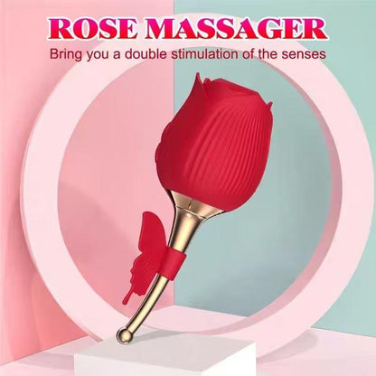 rose toy clit sucker red