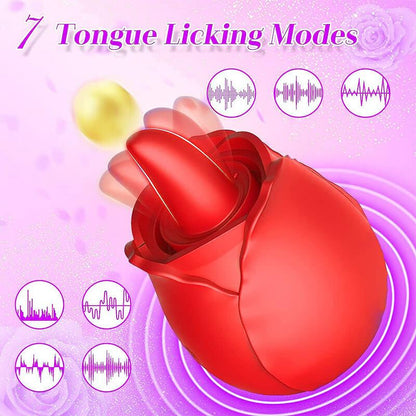 rose toy clit sucker red