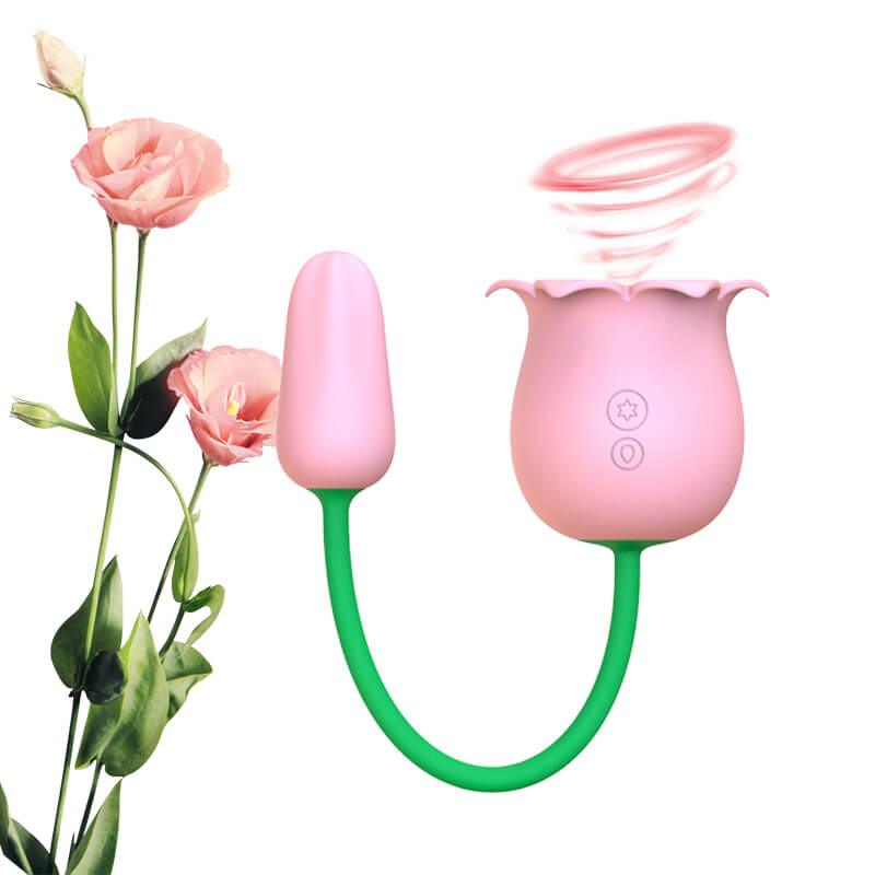 rose toy clit sucker vibrator pink