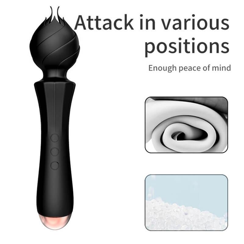 rose toy clit sucker vibrator black