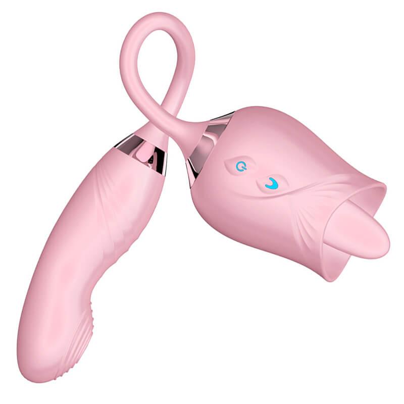 rose toy clit sucker vibrator pink