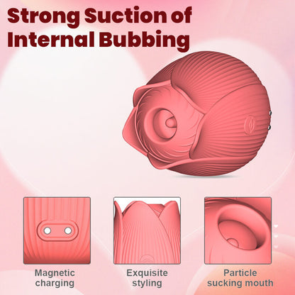rose toy clit sucker vibrator pink