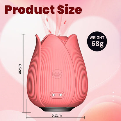 rose toy clit sucker vibrator pink