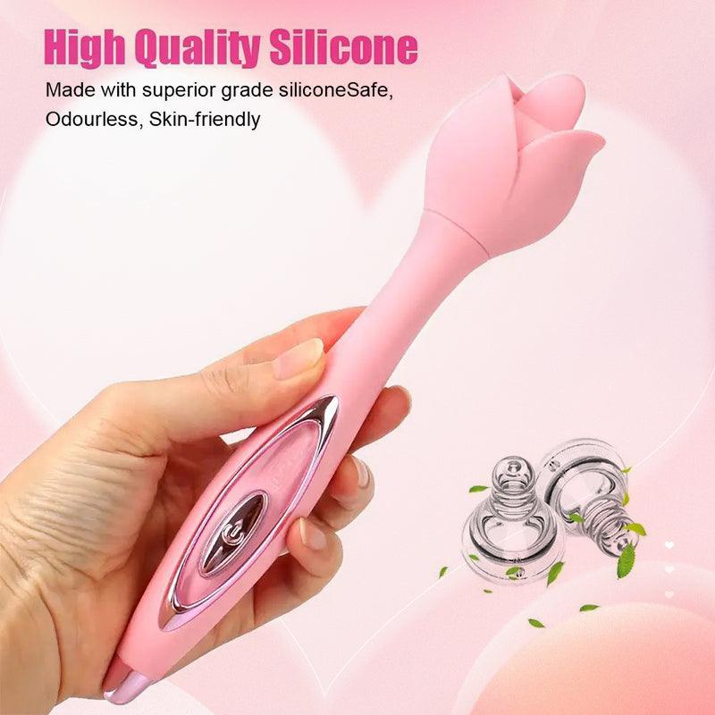 rose toy clit sucker vibrator pink