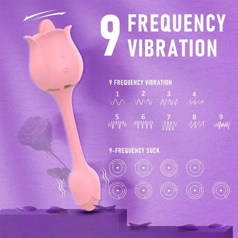 Rose Tongue Vibrator Pleasure