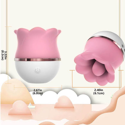rose toy clit sucker vibrator pink