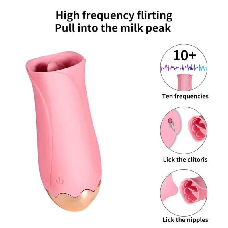 Rose Tongue Pleasure Suction Device - Inyarose