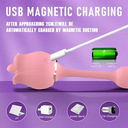Rose Tongue Vibrator Pleasure