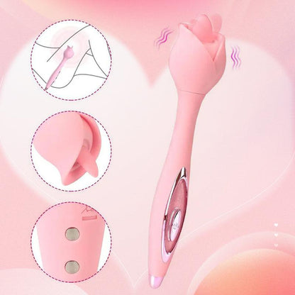 rose toy clit sucker vibrator pink