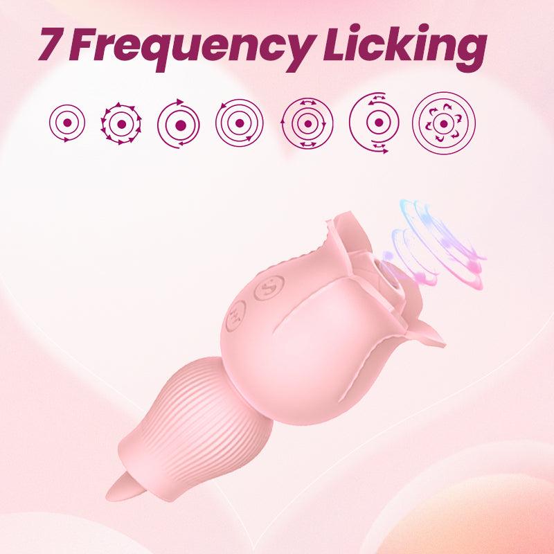 Tongue-Suck Rose Pleasure Toy - Inyarose