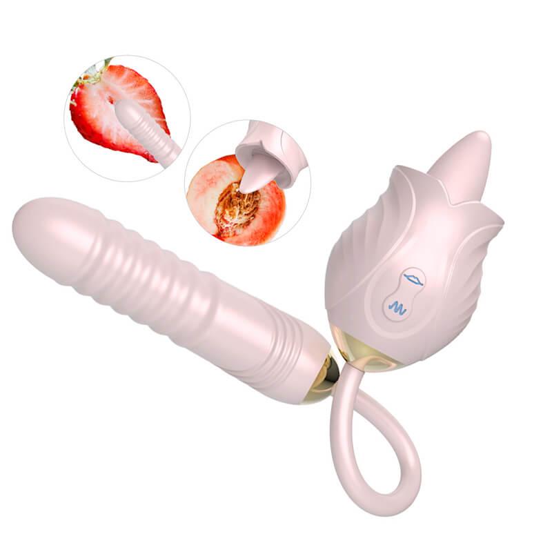 rose toy clit sucker vibrator pink