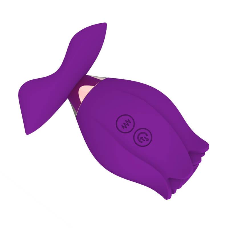 rose toy clit sucker vibrator purple