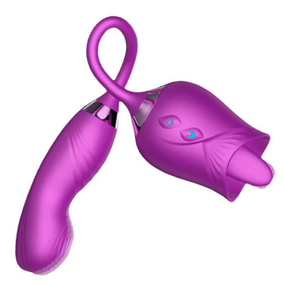 rose toy clit sucker vibrator purple