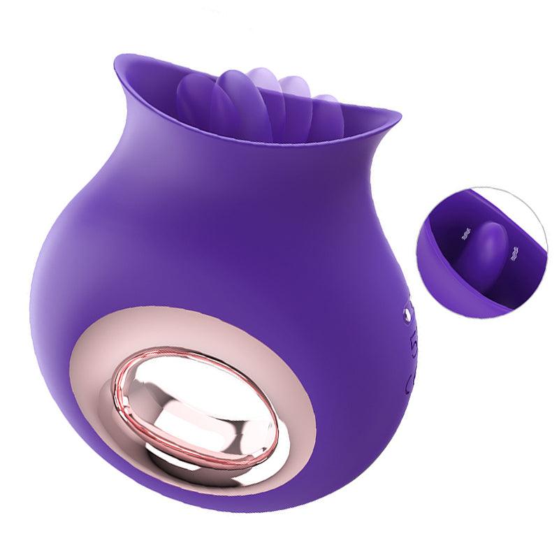 rose toy clit sucker vibrator purple