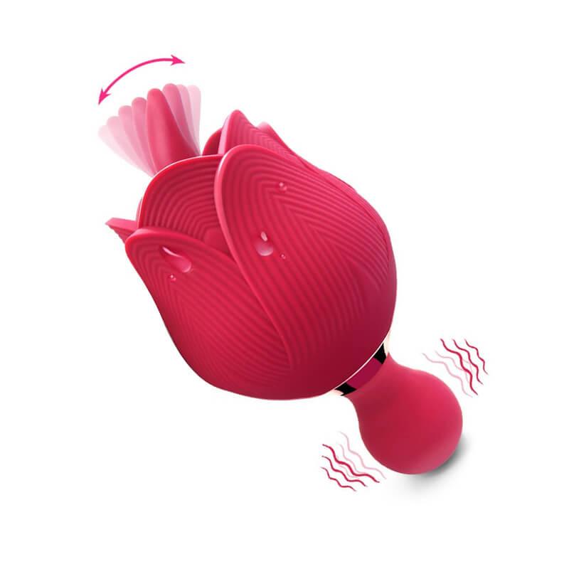 rose toy clit sucker vibrator red