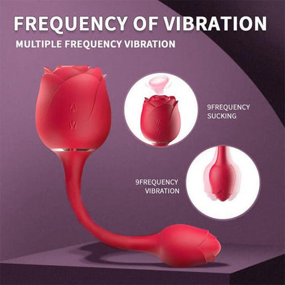 rose toy clit sucker vibrator red