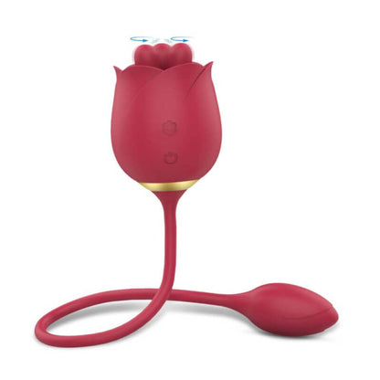 rose toy clit sucker vibrator red