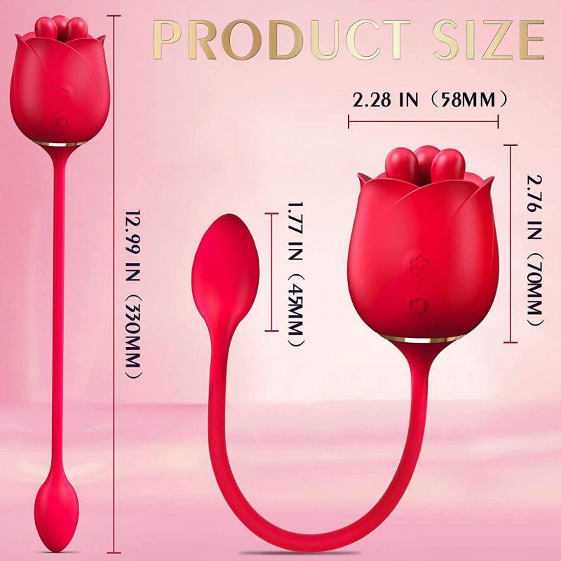 rose toy clit sucker vibrator red