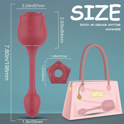 rose toy clit sucker vibrator red