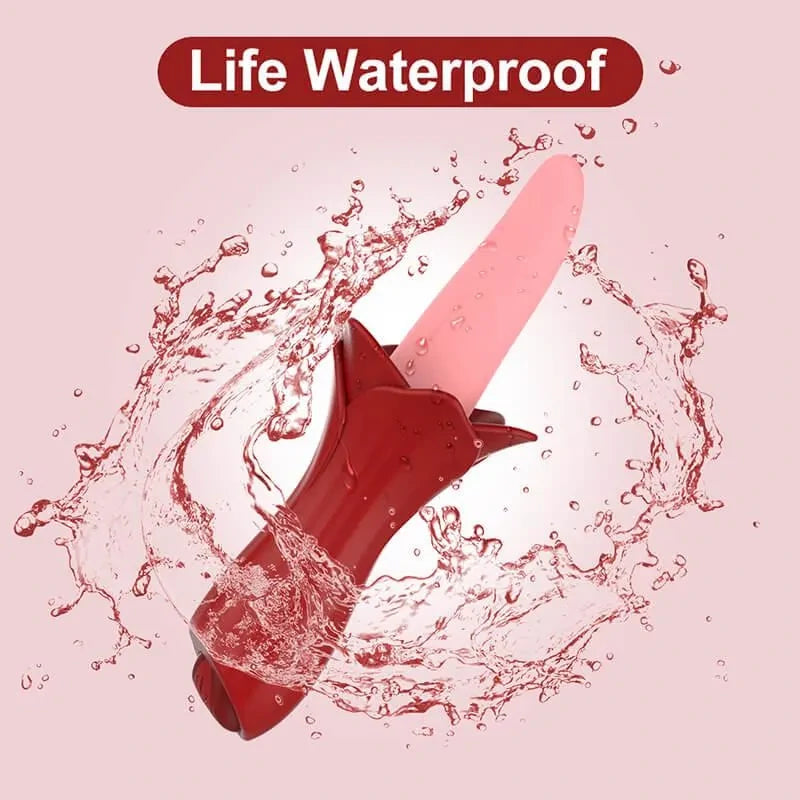 rose toy clit sucker vibrator red