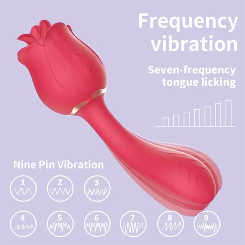 rose toy clit sucker vibrator red