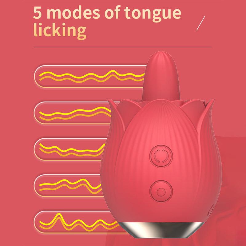 rose toy clit sucker vibrator red