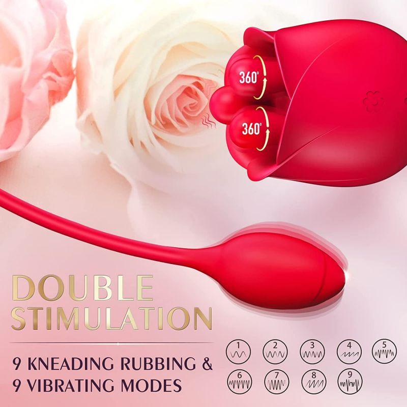 rose toy clit sucker vibrator red