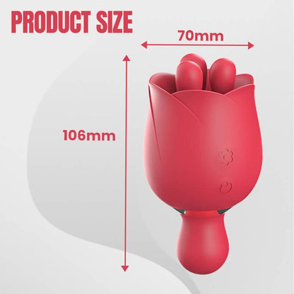 rose toy clit sucker vibrator red