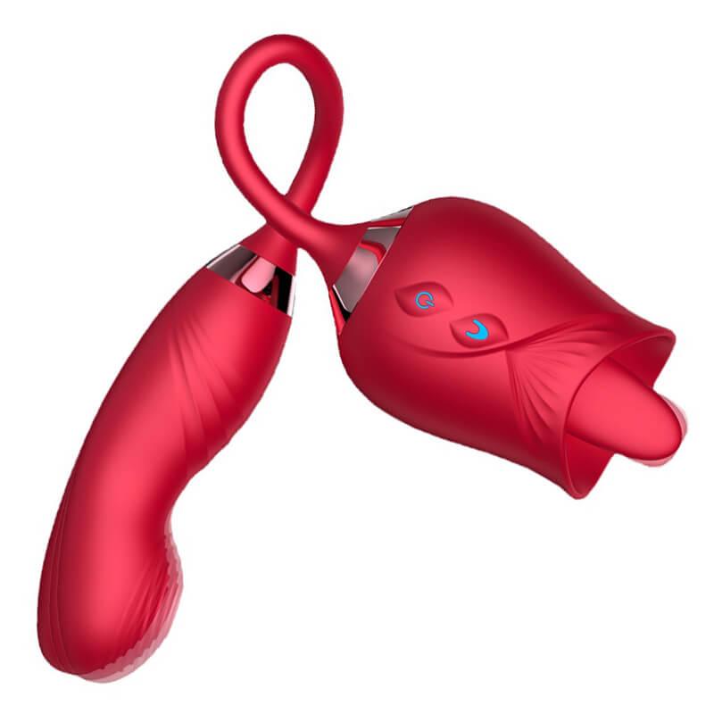 rose toy clit sucker vibrator red