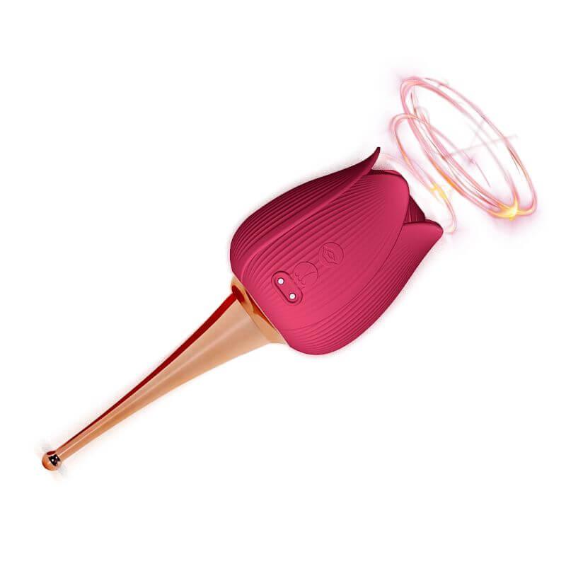 rose toy clit sucker vibrator red