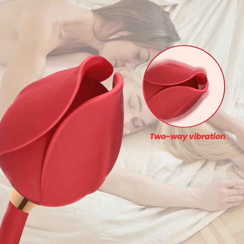 rose toy clit sucker vibrator red