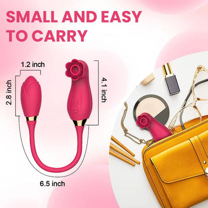 rose toy clit sucker vibrator red