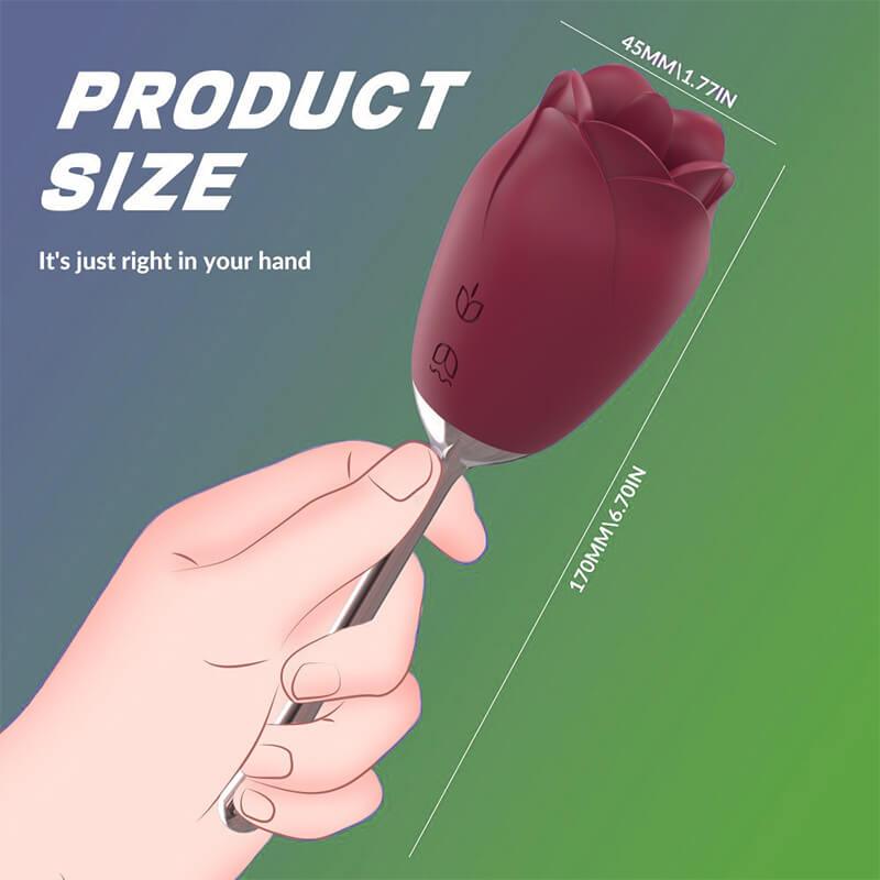 rose toy clit sucker vibrator red