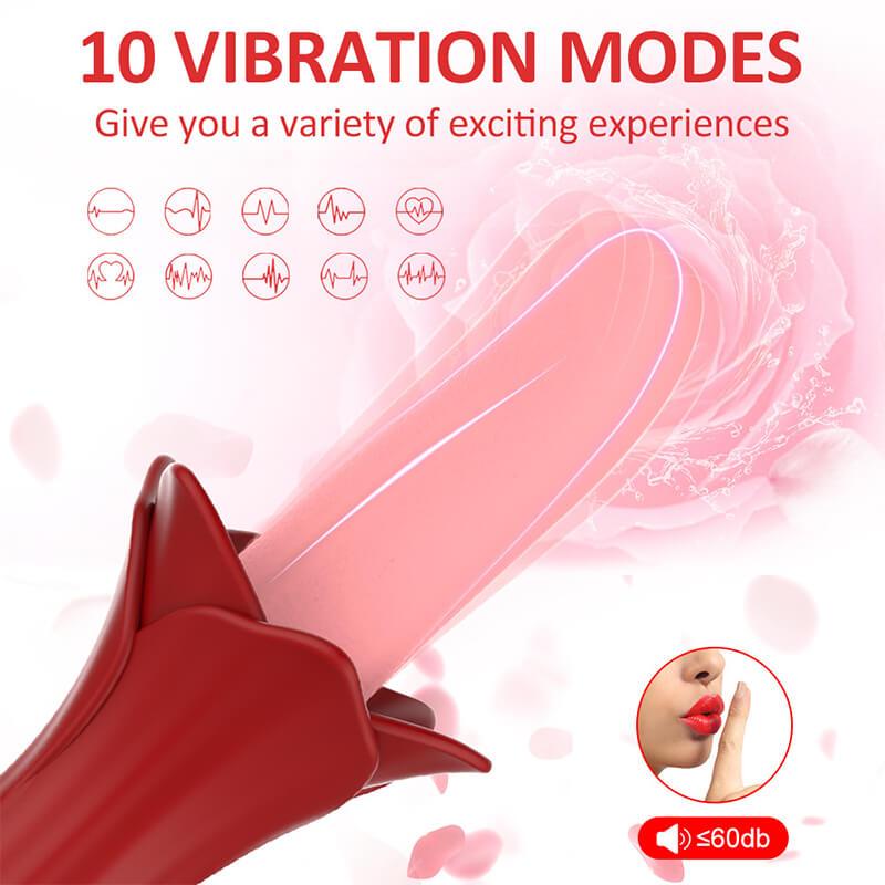 rose toy clit sucker vibrator red