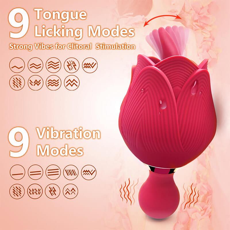 rose toy clit sucker vibrator red